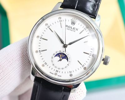 TW Factory Rolex Geneve Cellini ETA2824-2 Movement 40mm Sticks Markers WG Case Business Watch